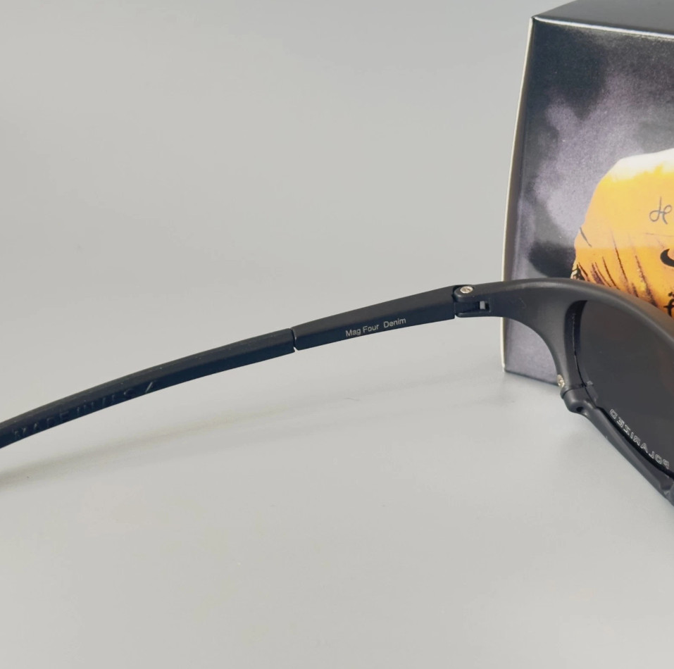 Oakley Magnesium Four Sunglasses Black Frame Black Lens Vintage