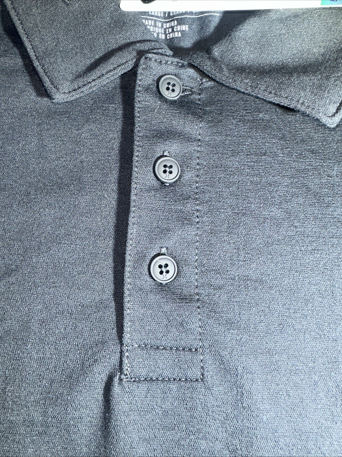 NEW Men’s Hurley Performance Essentials Black Pique Polo Size Large MSRP $38.00