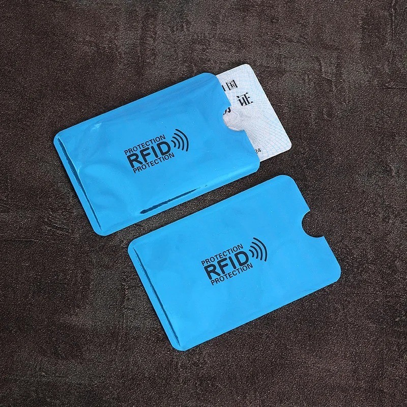 10PCS Anti RFID Blocking Card Sleeve-Secure Credit/Debit Card Holder ID Wallet