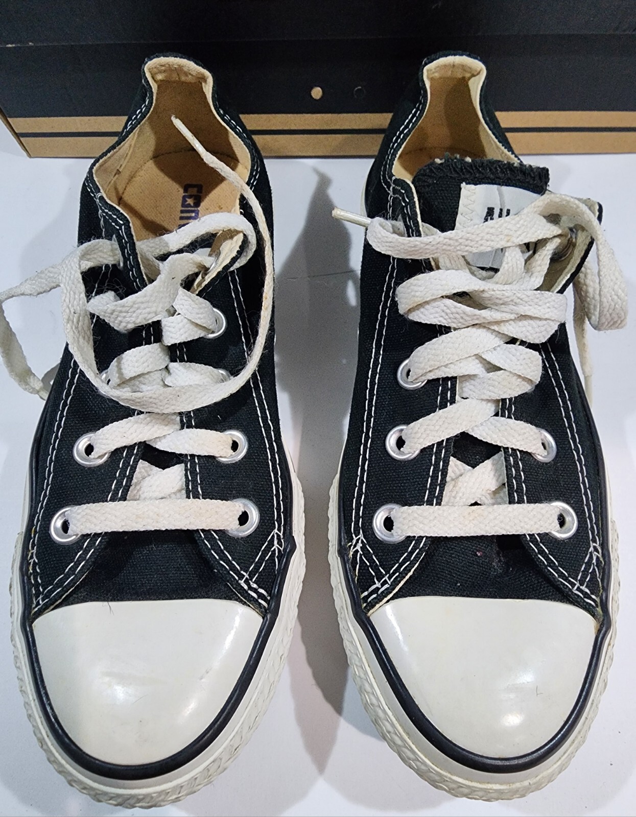 Converse Chuck Taylor All Star Low Black In Box, Size Men 4, Women 6