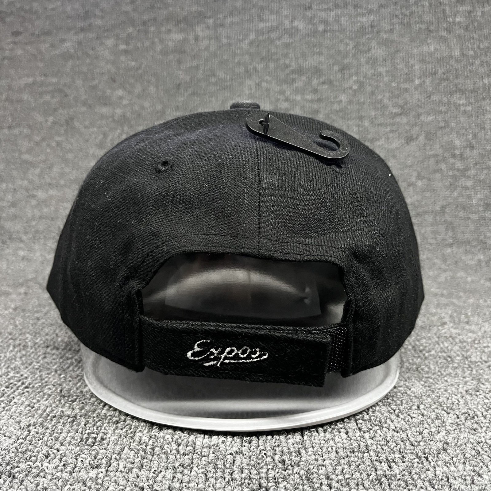 ’47 Brand Montreal Expos Strapback Baseball Cap Black One Size MLB