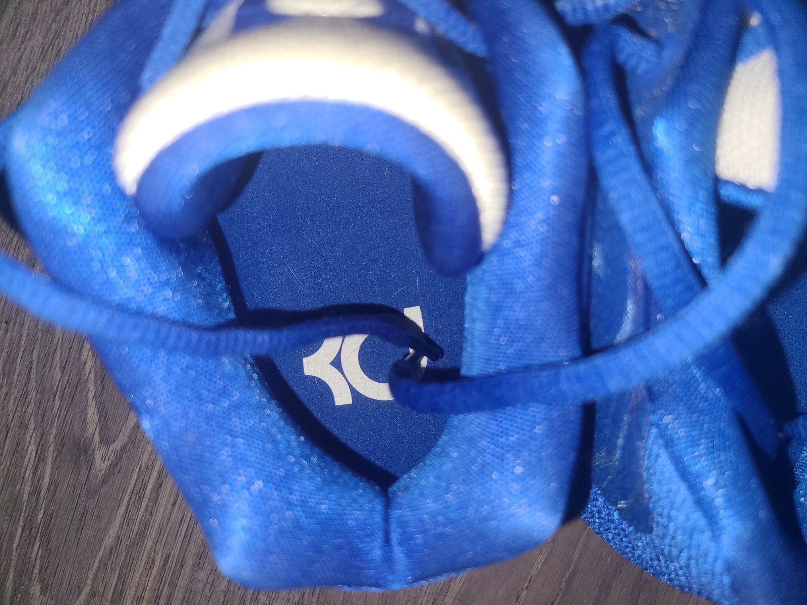 Nike KD 14 TB Game Royal/White Mid Top Lace-Up Mesh Sneakers DM5040-401