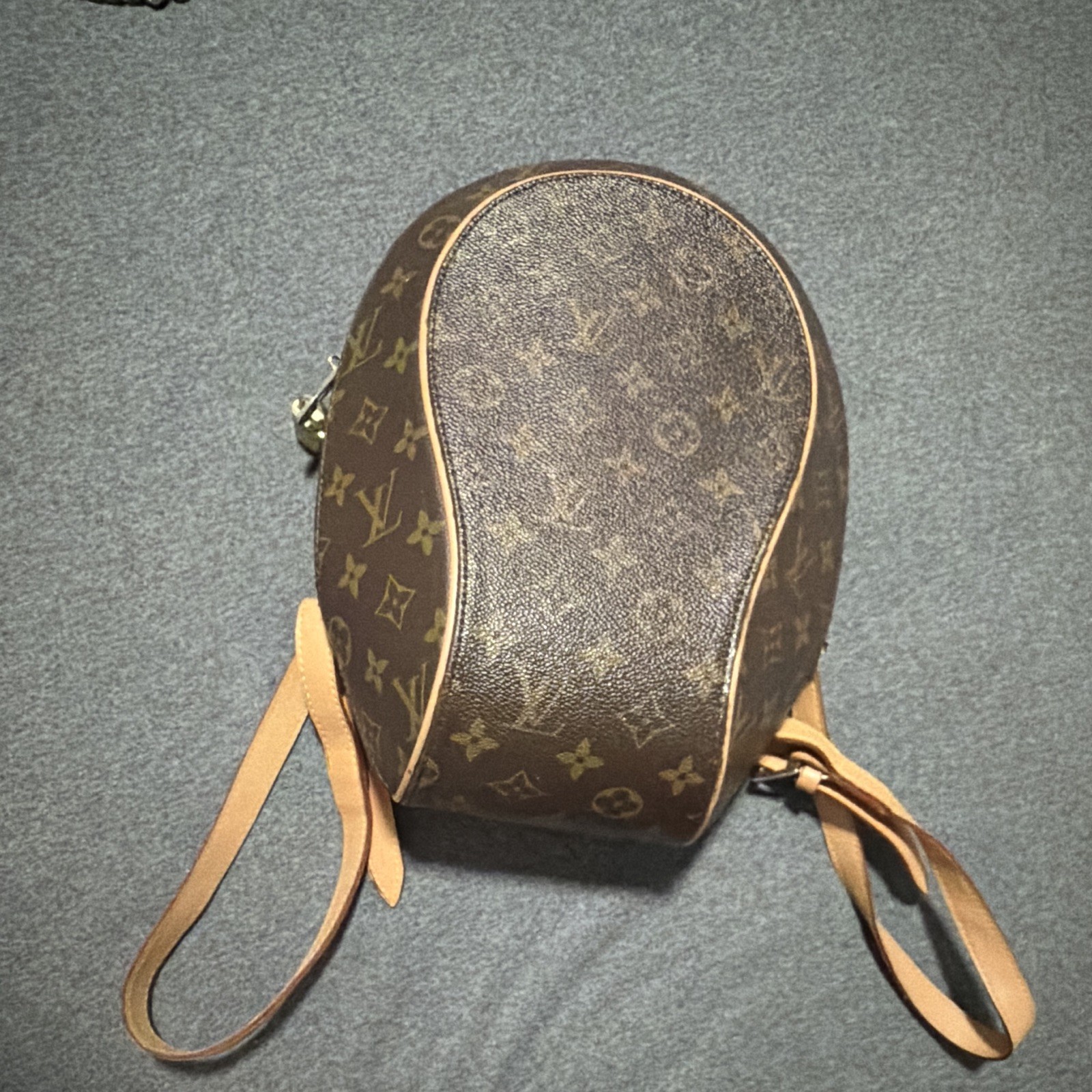 Louis Vuitton Monogram Small Women’s Backpack Zip, Detachable Strap Brown
