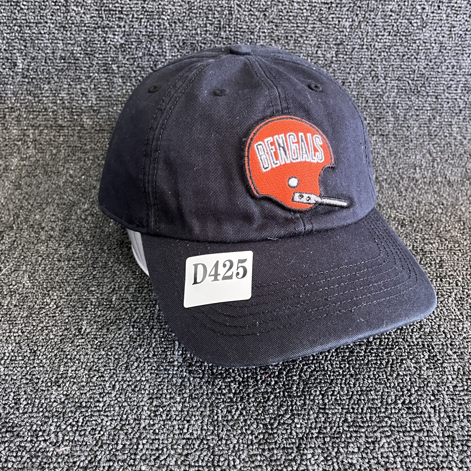 ’47 Brand Bengals Baseball Cap Strapback Charcoal Orange One Size New