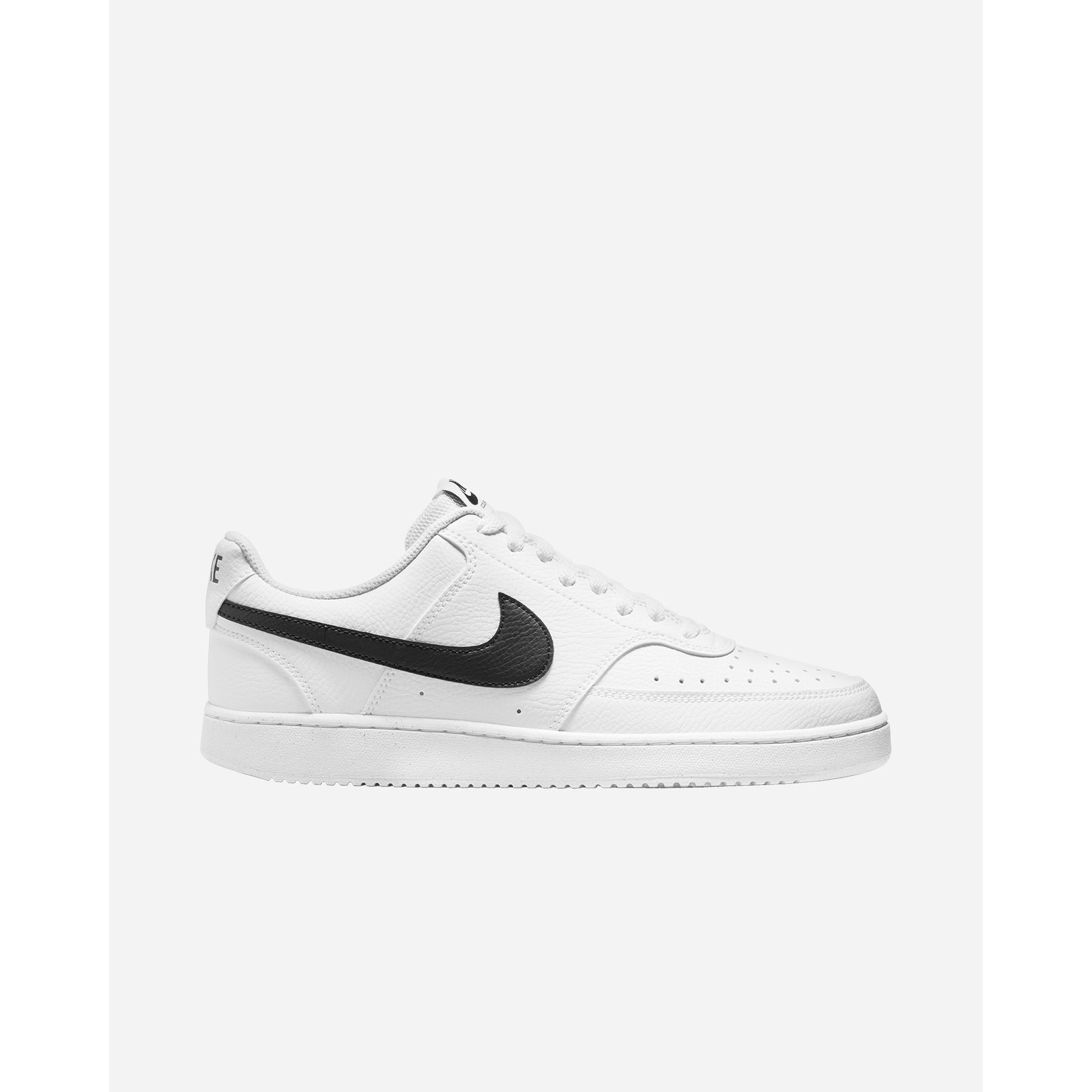 NWT Nike MEN Court Vision Low Next Nature White Black – UK 8 US 9