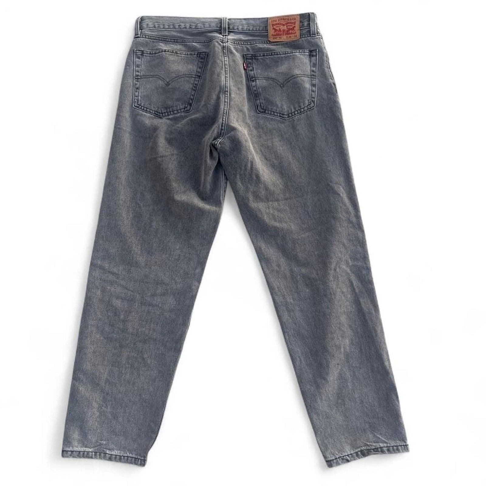 Levis 550 92 Relaxed Tapered Jeans Men’s 36×32 Gray Vintage Wash