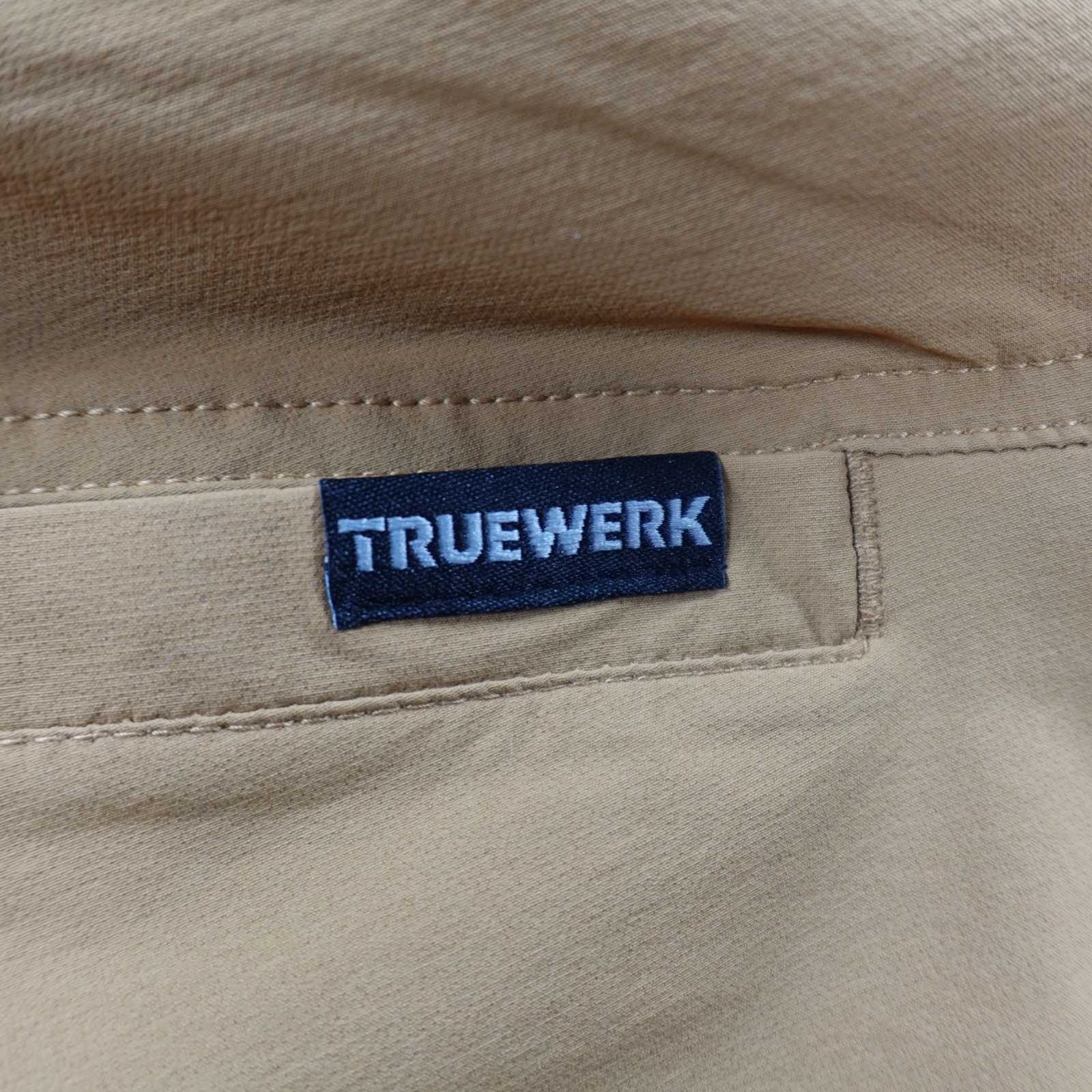 Truewerk T1 Werkpant Pants Mens 38 Brown Tech Cargo Work Performance Stretch NWT