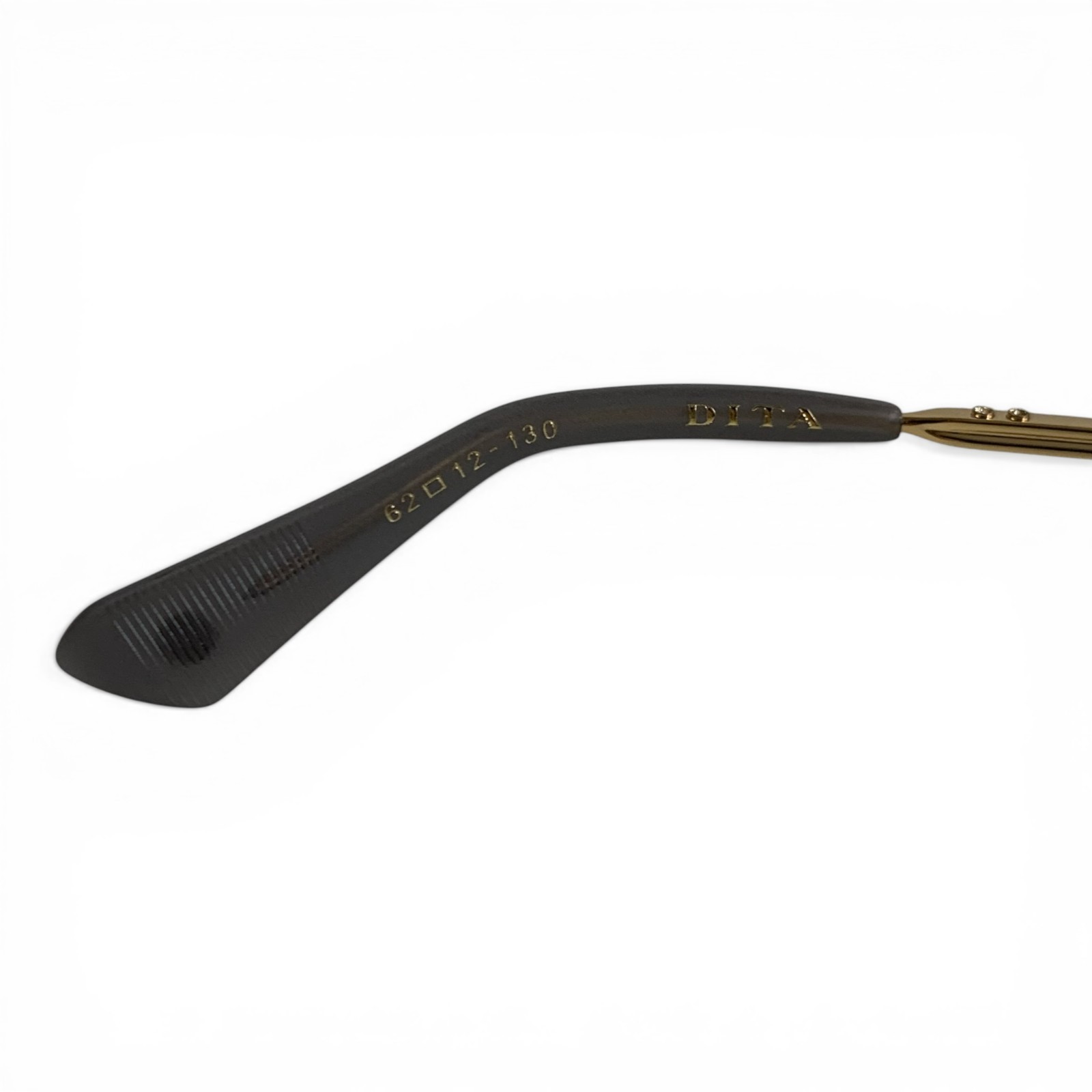 DITA DTS121-62-01-Z Mach Six Sunglasses Black Gold Luxury Eyewear (Pre-Owned)