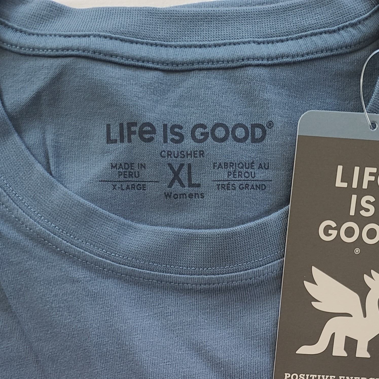 Life Is Good SS Shirt Crusher Tee FIREFLIES FLOWERS JAR Grow Through Womens XL