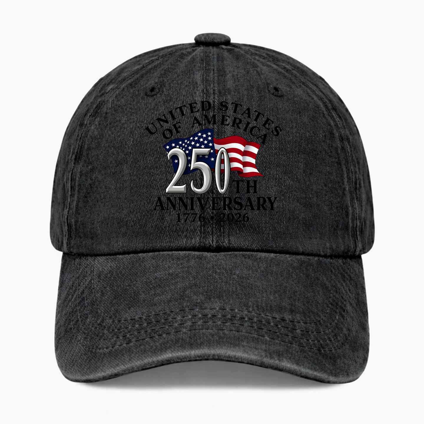 United States 250th Anniversary Hat Patriotic USA Flag Cap 1776 2026 Dad Hat
