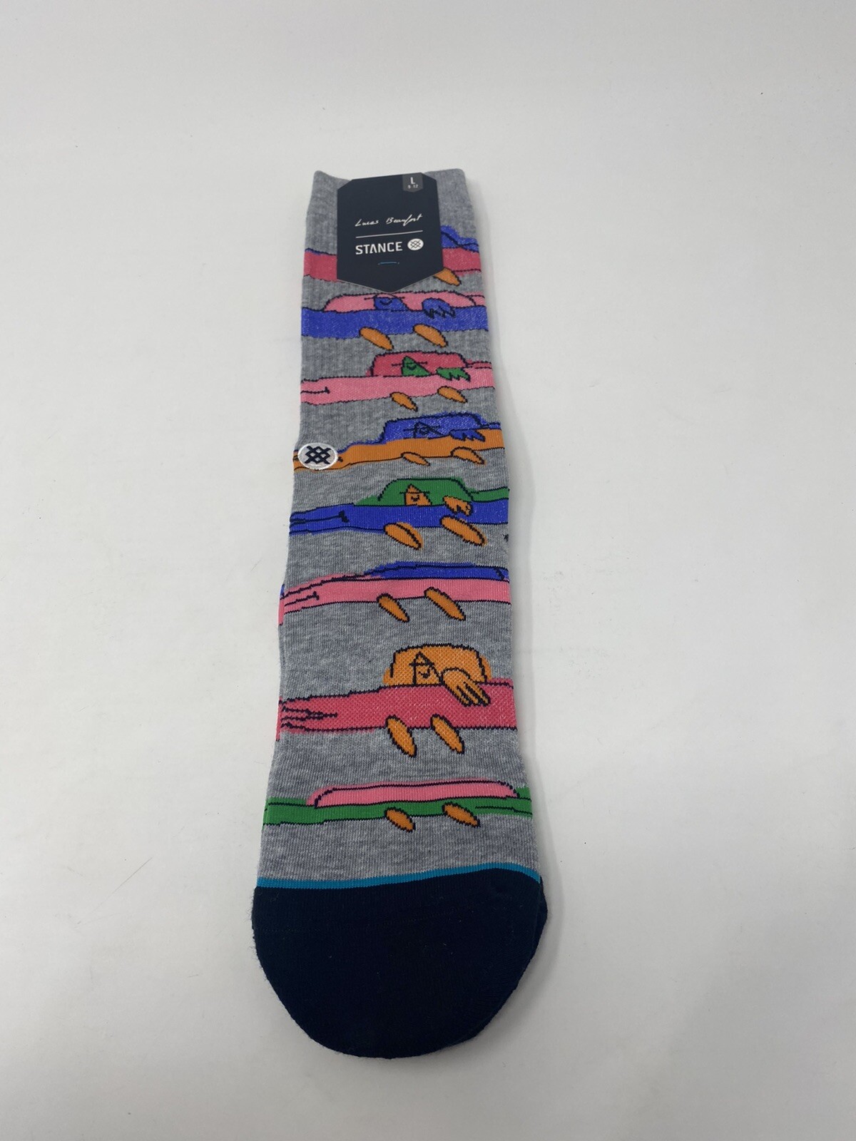 Stance ‘Stuck In The Traffic’ Lucas Beaufort Socks – Size Large (9-12) – NEW !