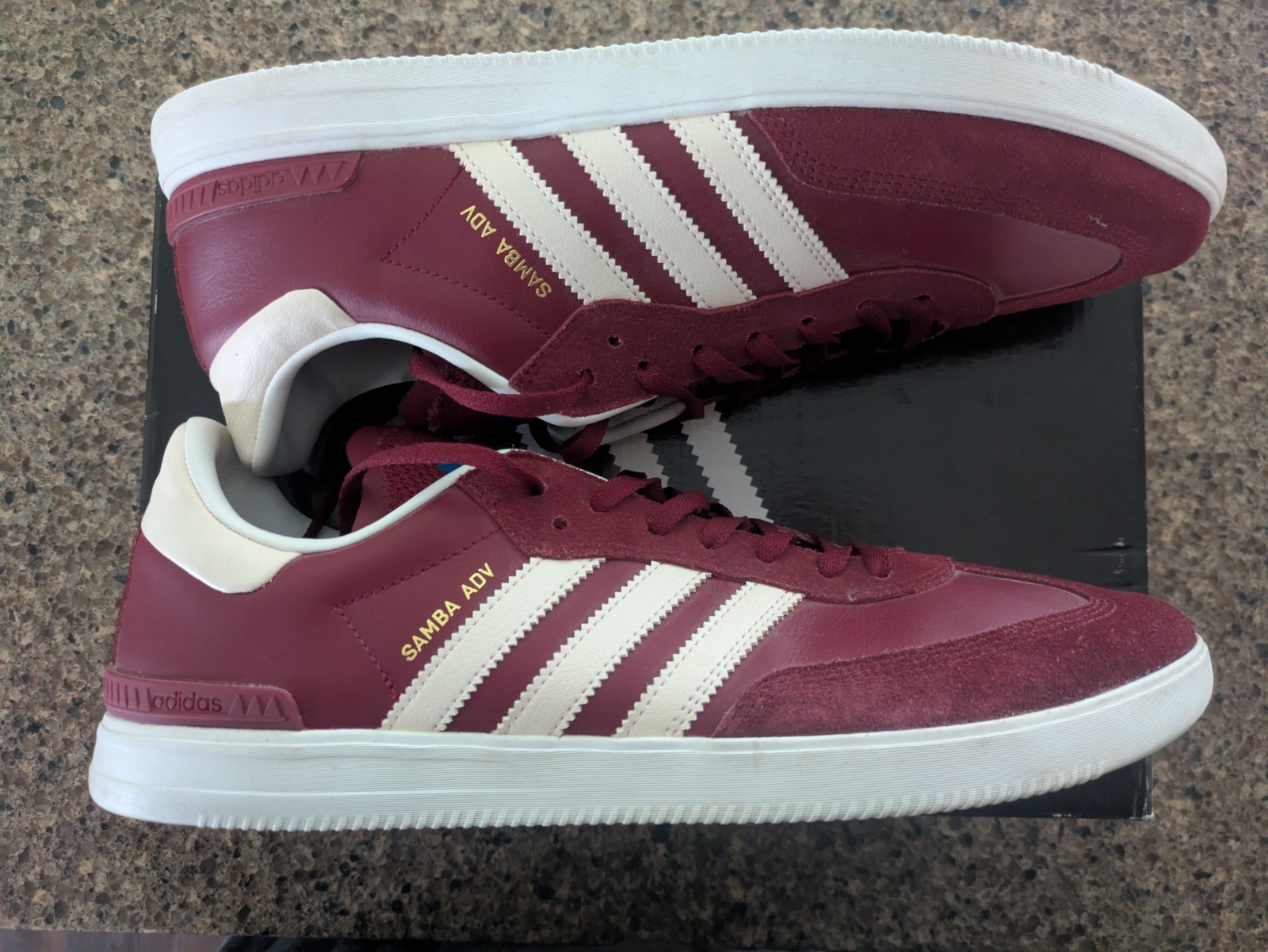 Adidas Samba ADV Burgundy – Size 12 (Mens) – PLEASE SEE DESCRIPTION