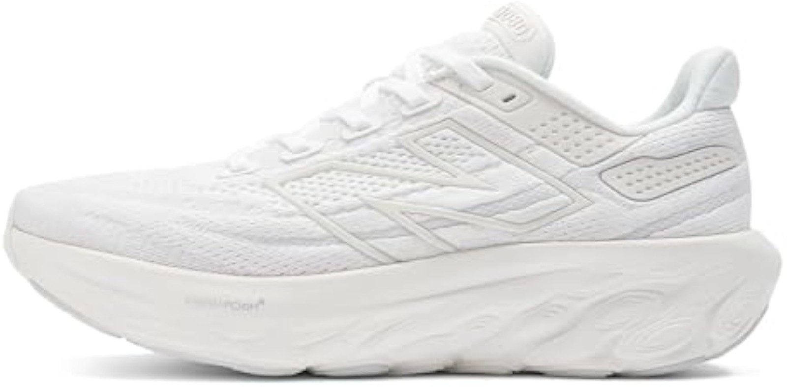 New Balance Women’s Fresh Foam X 1080 V13 Running Shoe, White/Silver Metallic, 9