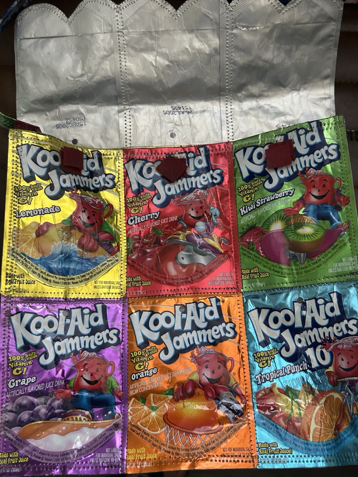 Vintage 2005 Upcycled Kool-Aid Jammers Tote Bag – Handmade, Water resistant