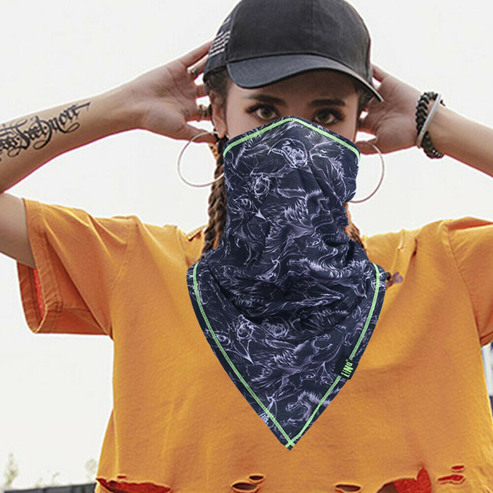 Cooling Balaclava Face Mask Cover Neck Gaiter Windproof Scarf Breathable Bandana