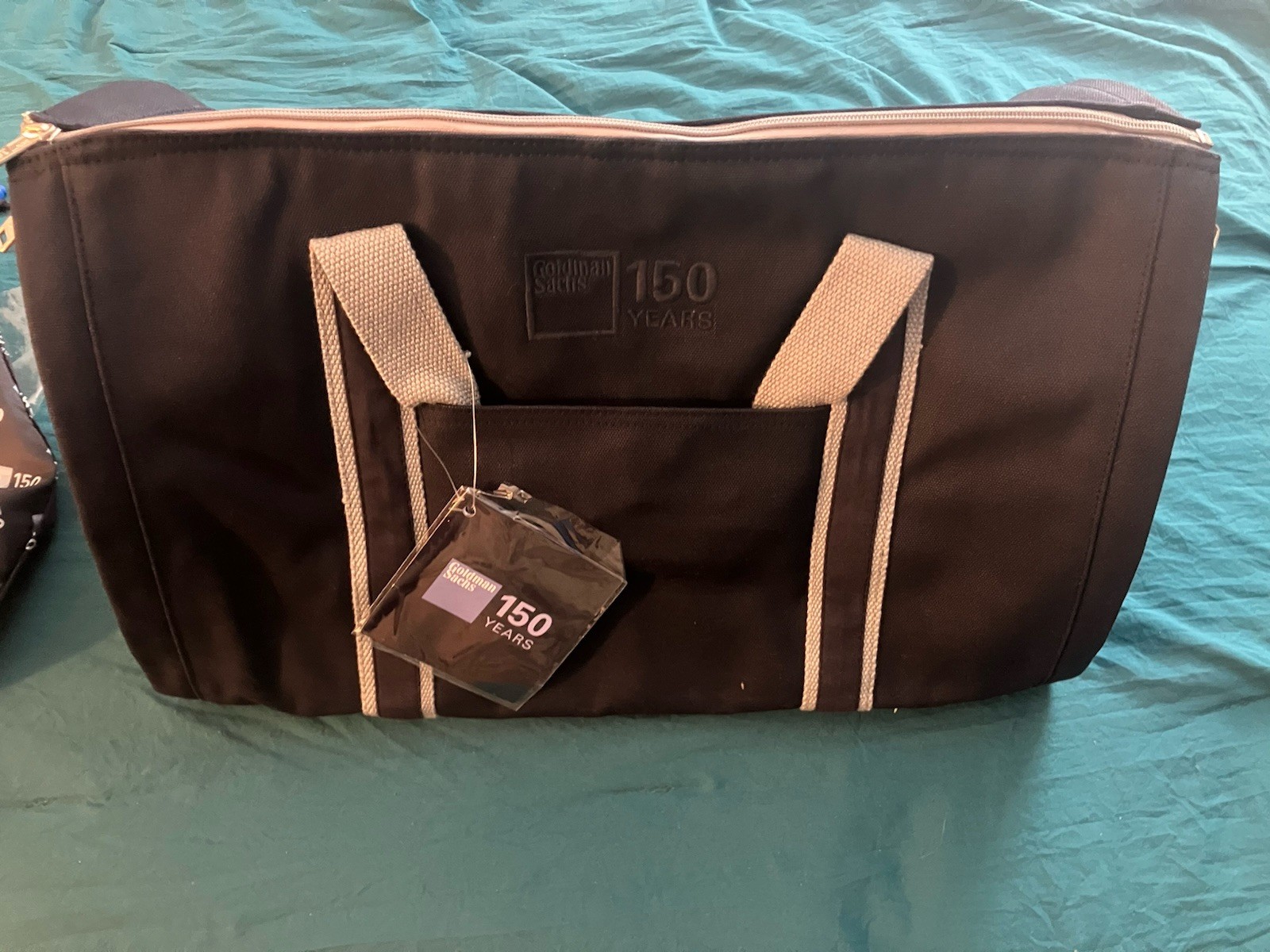 NEW Scarborough&Tweed Goldman Sachs 150 Year Canvas Duffel Garment Bag Dust Bag