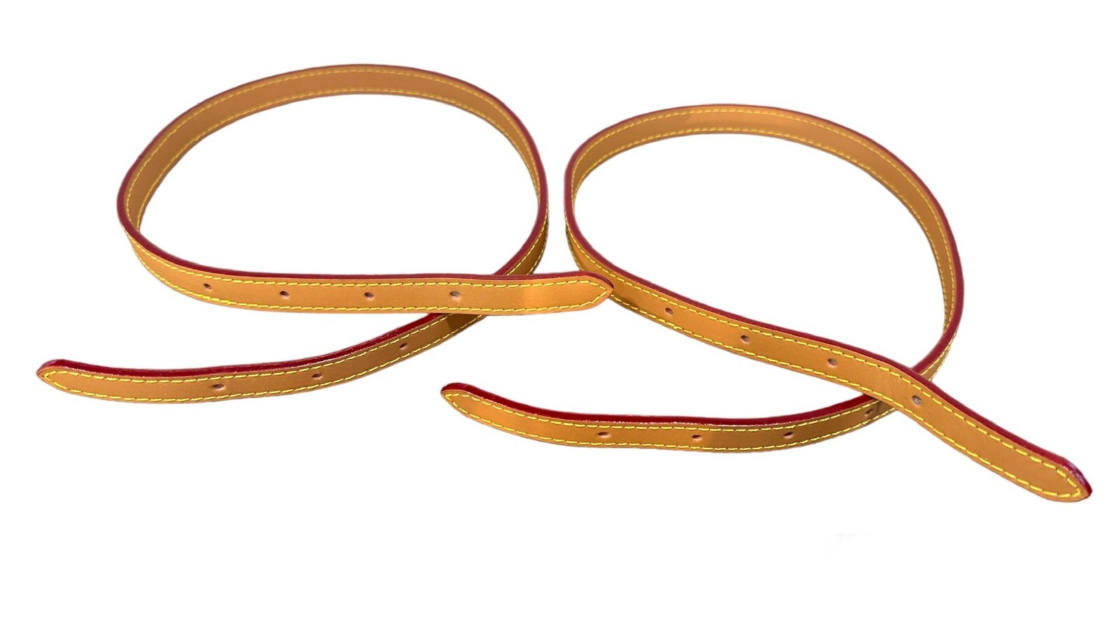 For Louis Vuitton Vachetta Leather Strap Replacement Bucket PM & GM Adjustable
