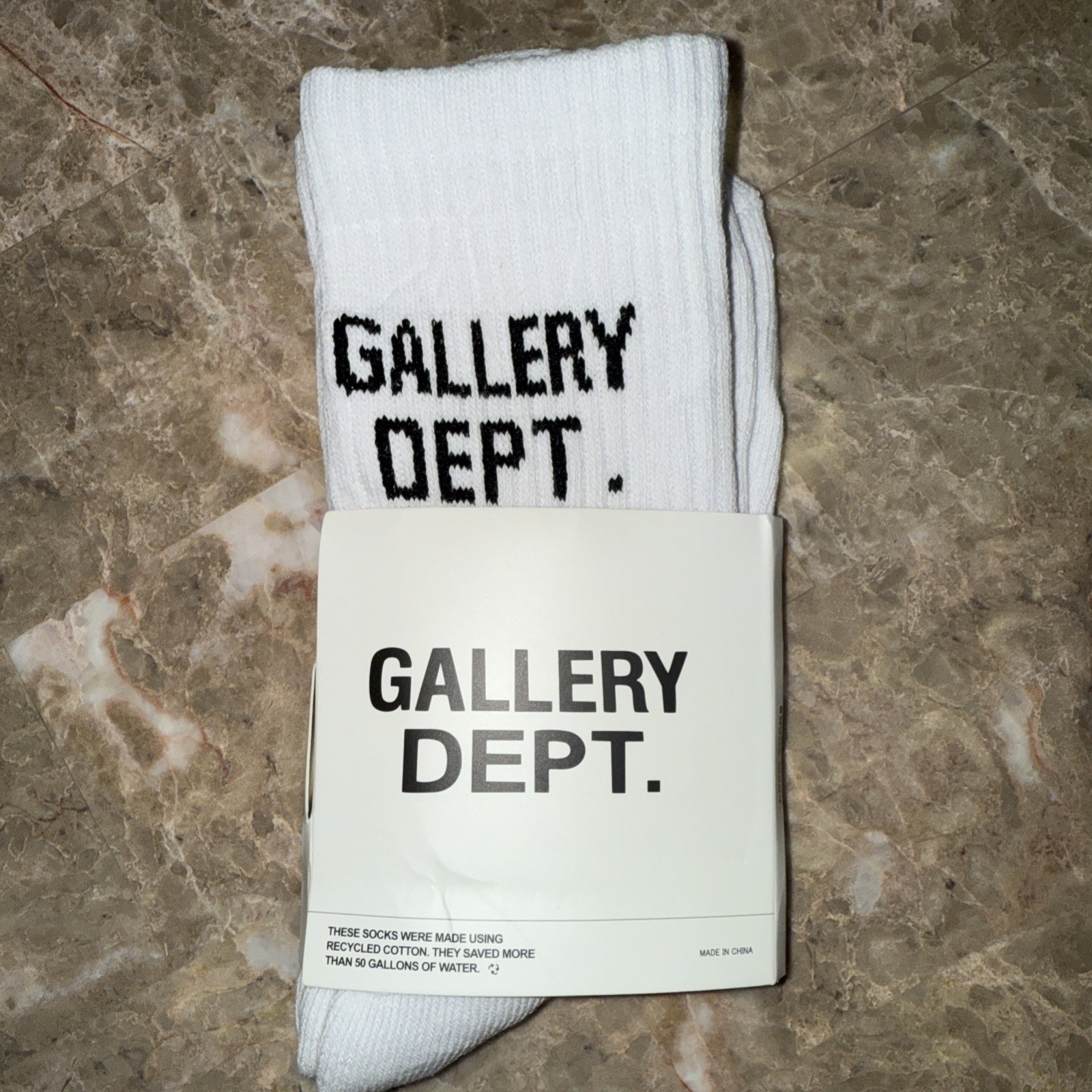White Gallery Dept Stretch-Woven Socks – M-L (9-13) 2 Pairs