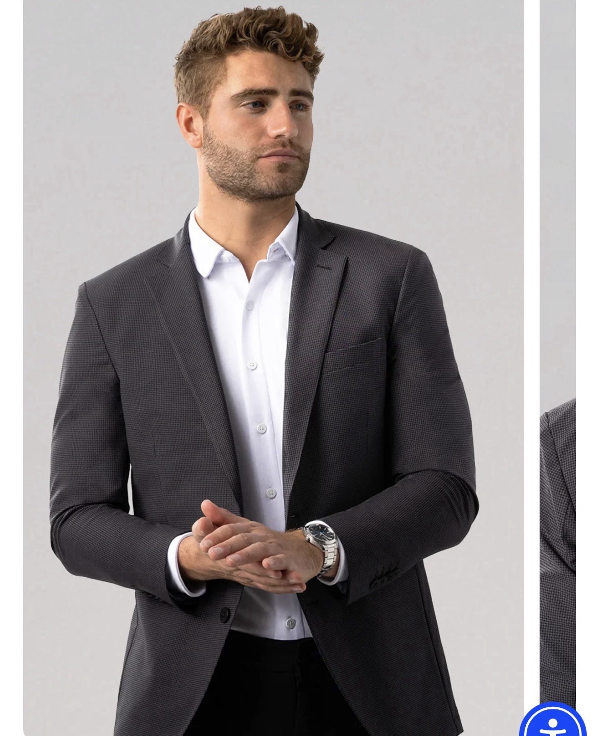 Twillory Grey Houndstooth Performance Suit