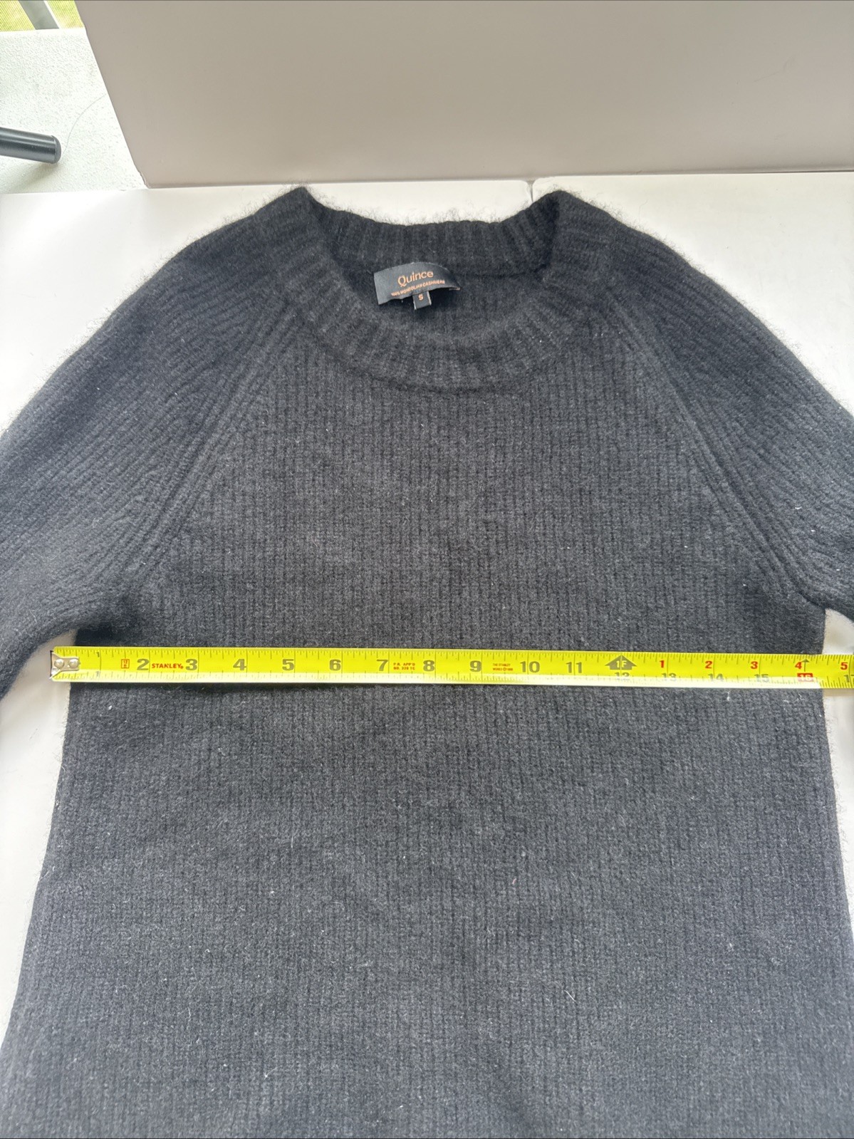 Quince 100% Mongolian Cashmere Fisherman Crewneck Sweater Women’s US Size Small