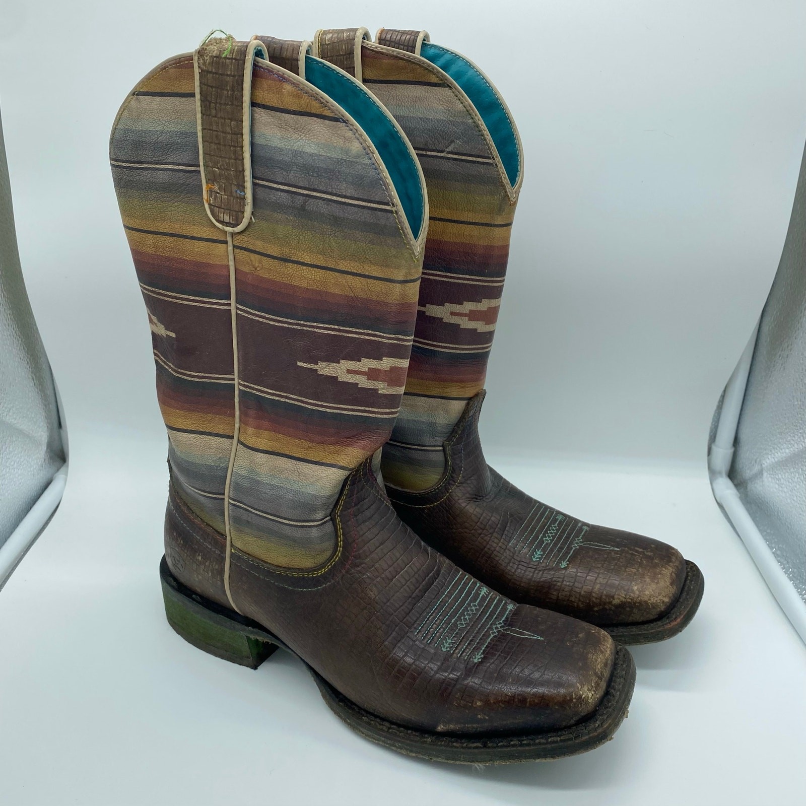 Ariat Circuit Savanna Western Mid-Calf Cowboy Boots Rodeo Women’s size 8.5