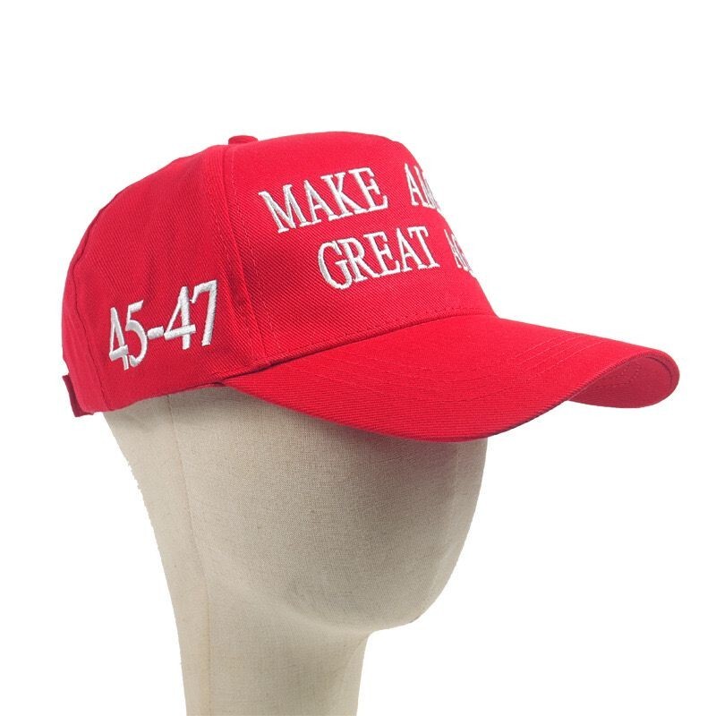MAGA Red Make America Great Again Trump Hat Donald Trump 45-47 Hat Cap Red US