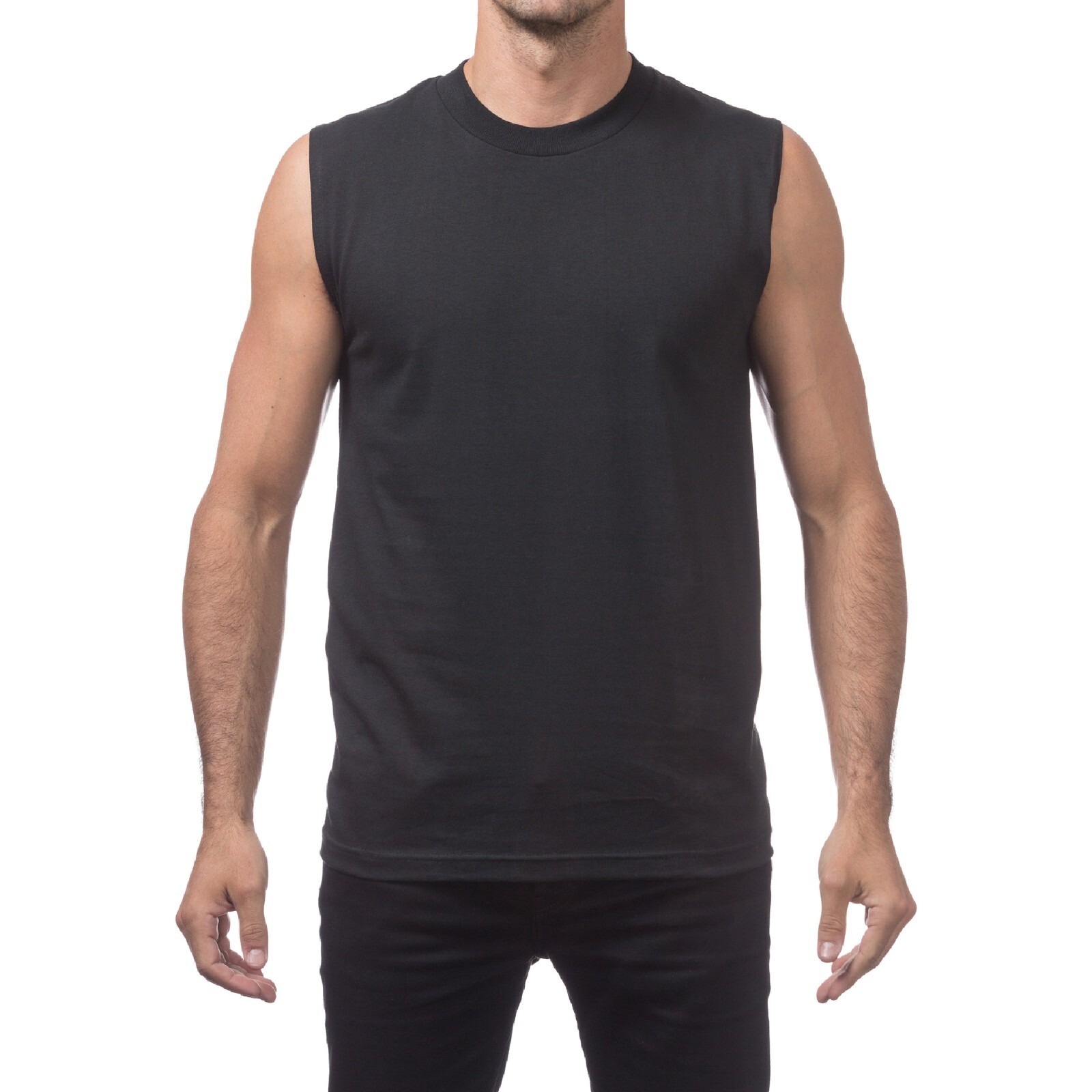 3 PACK PROCLUB MENS COMFORT MUSCLE TEE PRO CLUB CASUAL SLEEVELESS SHIRT GYM