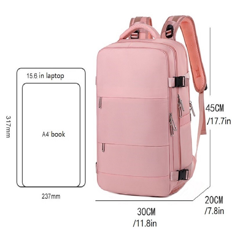 Carry on Backpack Large Travel Lightweight Backpack Weekender Bag Waterproof US