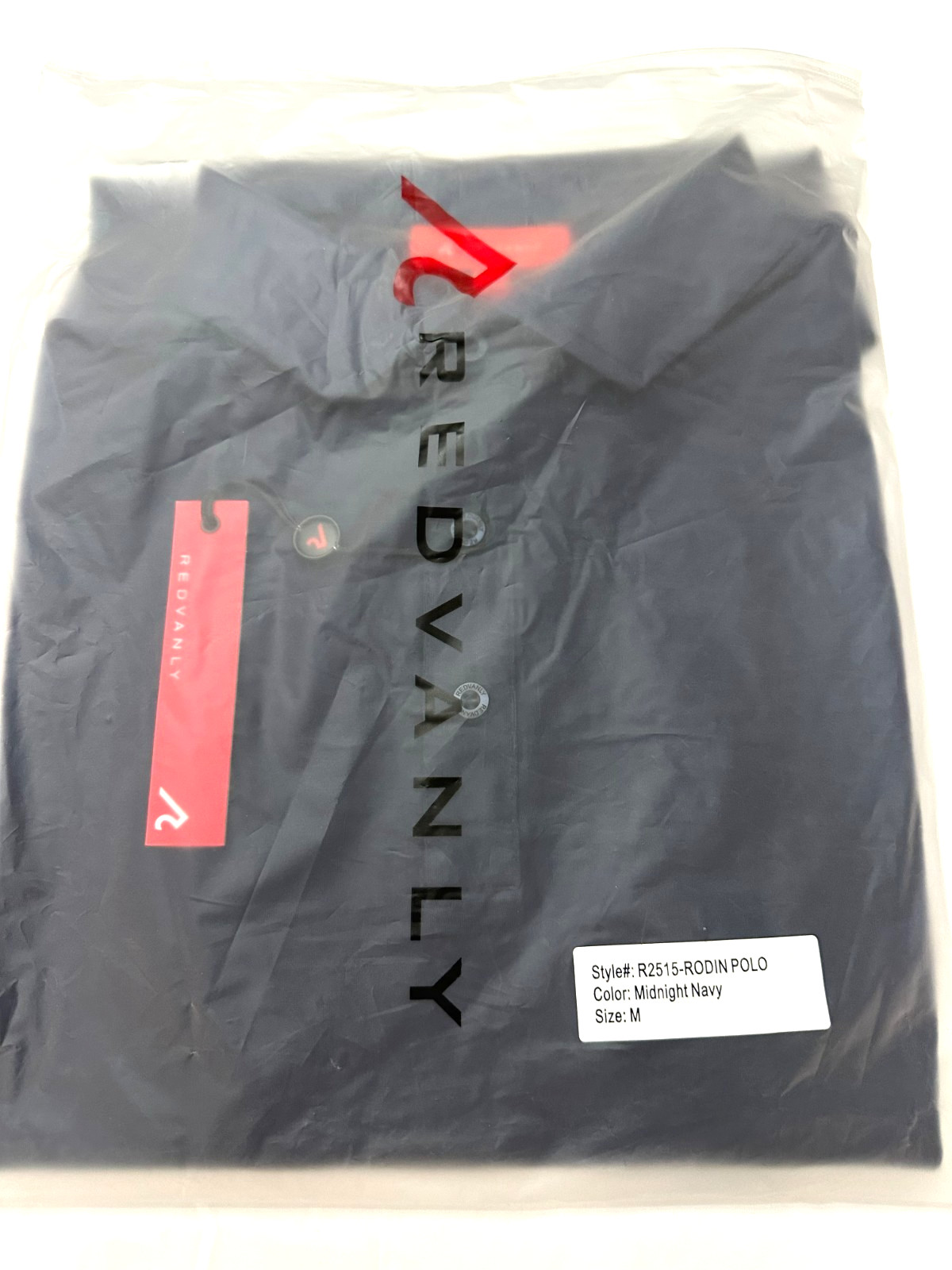 Redvanly Rodin Polo Color Midnight Navy Size Medium New No Tag