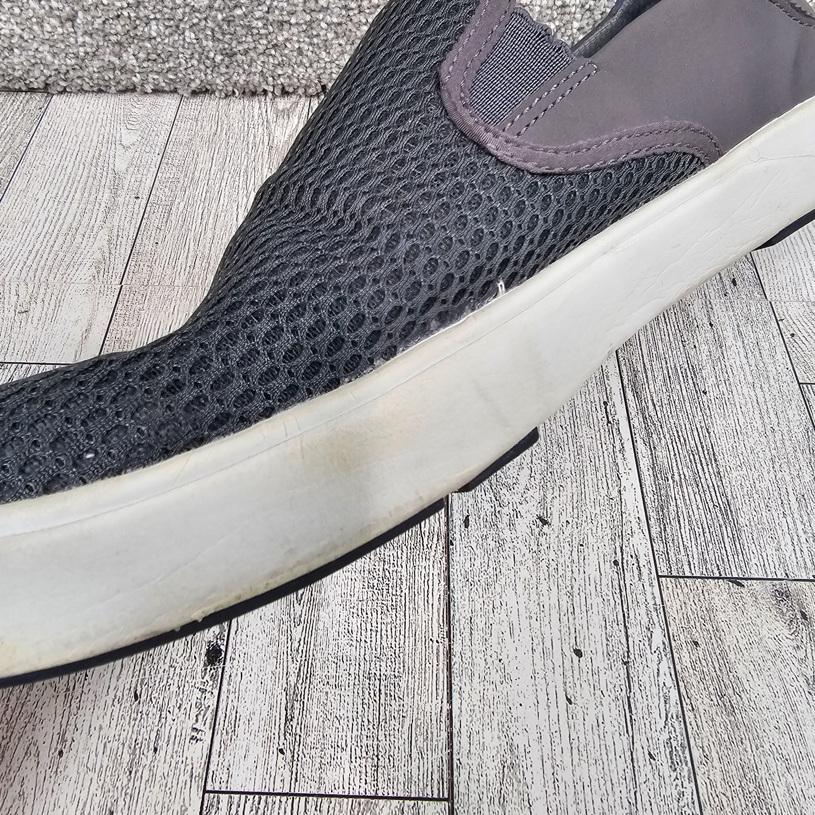 Olukai Lae’Ahi Sneakers Gray Mesh Shoes Slip On Casual Loafers Men’s Size 10