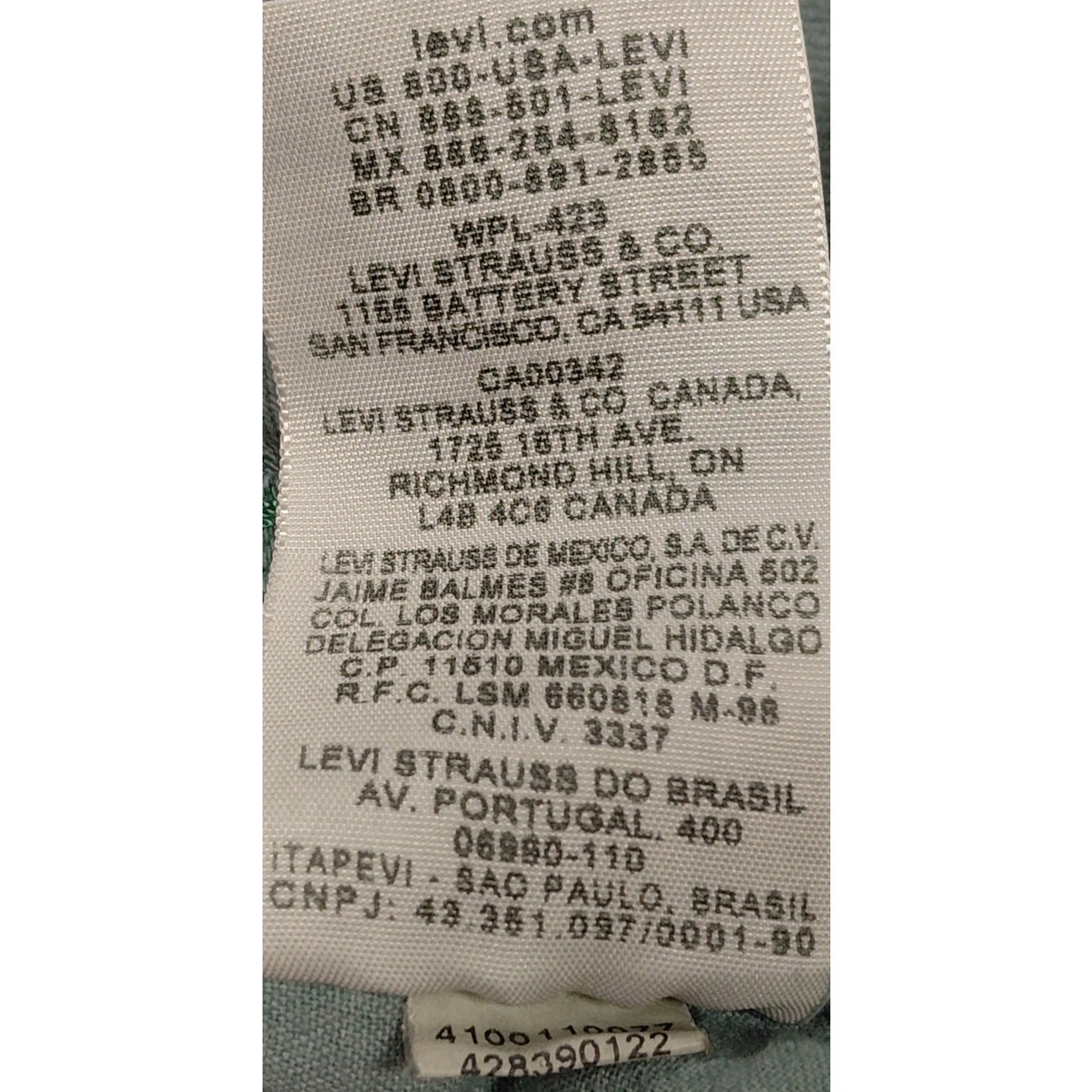 Levi’s 510 Super Skinny Jeans Green Mid (10-12 in) Denim Men Size 28×28
