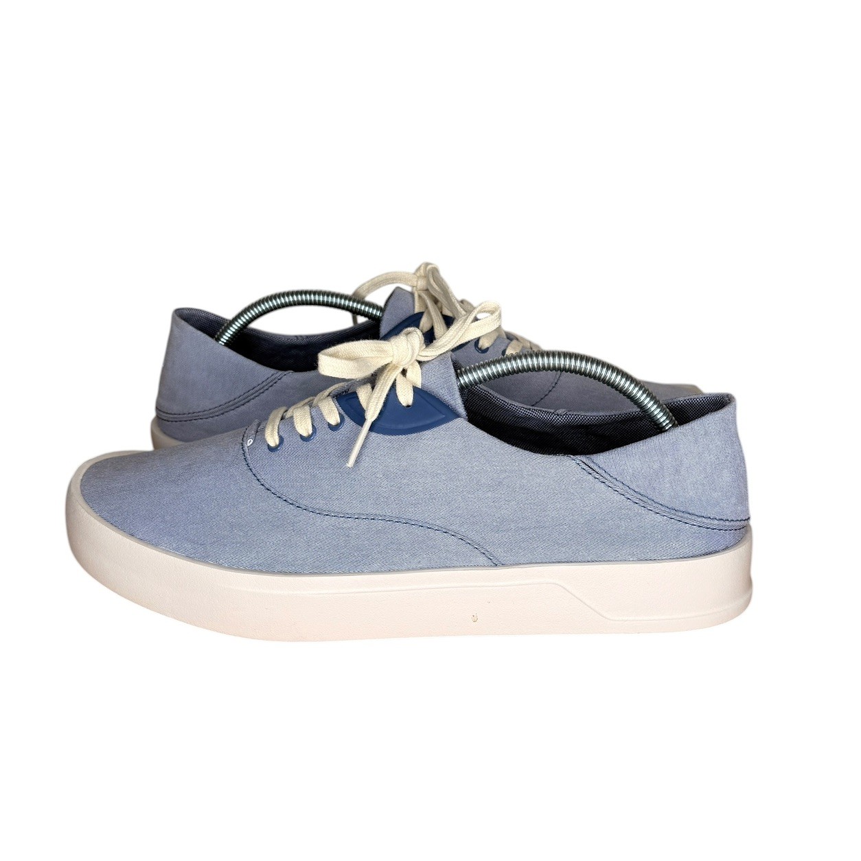 OluKai Tradewind Canvas Casual Sneakers Men’s Size 10 Chambray Blue Lace Up