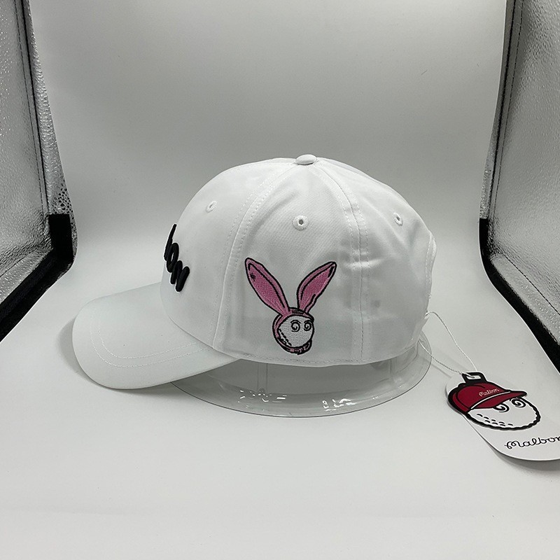Malbon Golf Bunny Embroidery Baseball Cap Men Women Outdoor Sun Hat Sports Golf