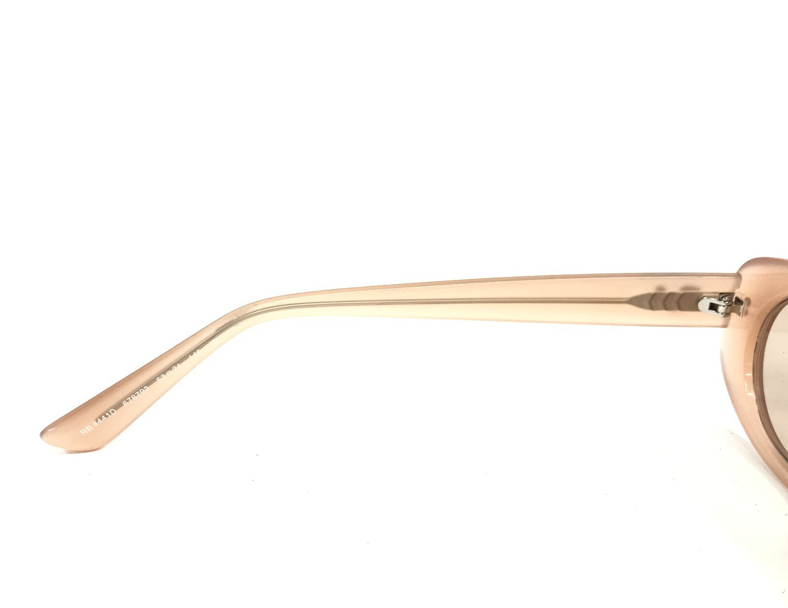 Ray-Ban Sunglasses RB4441D 678793 Opal Beige Oval Frames with Light Brown Lenses