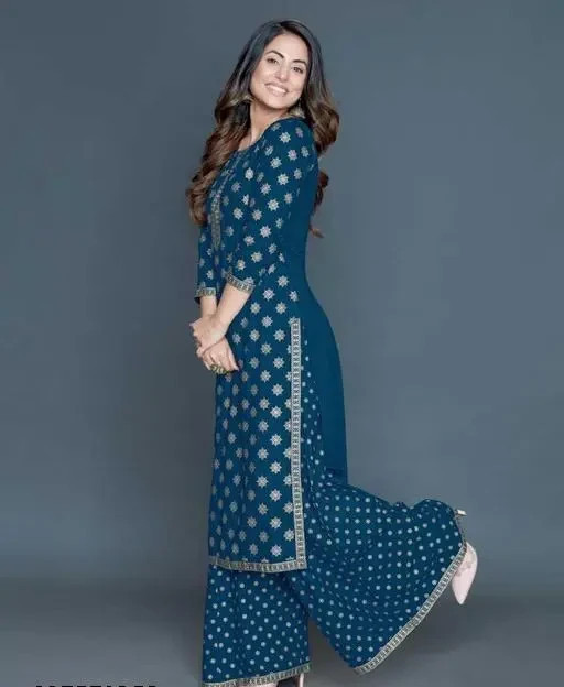 WOMENS KURTI AND PALAZZO SET