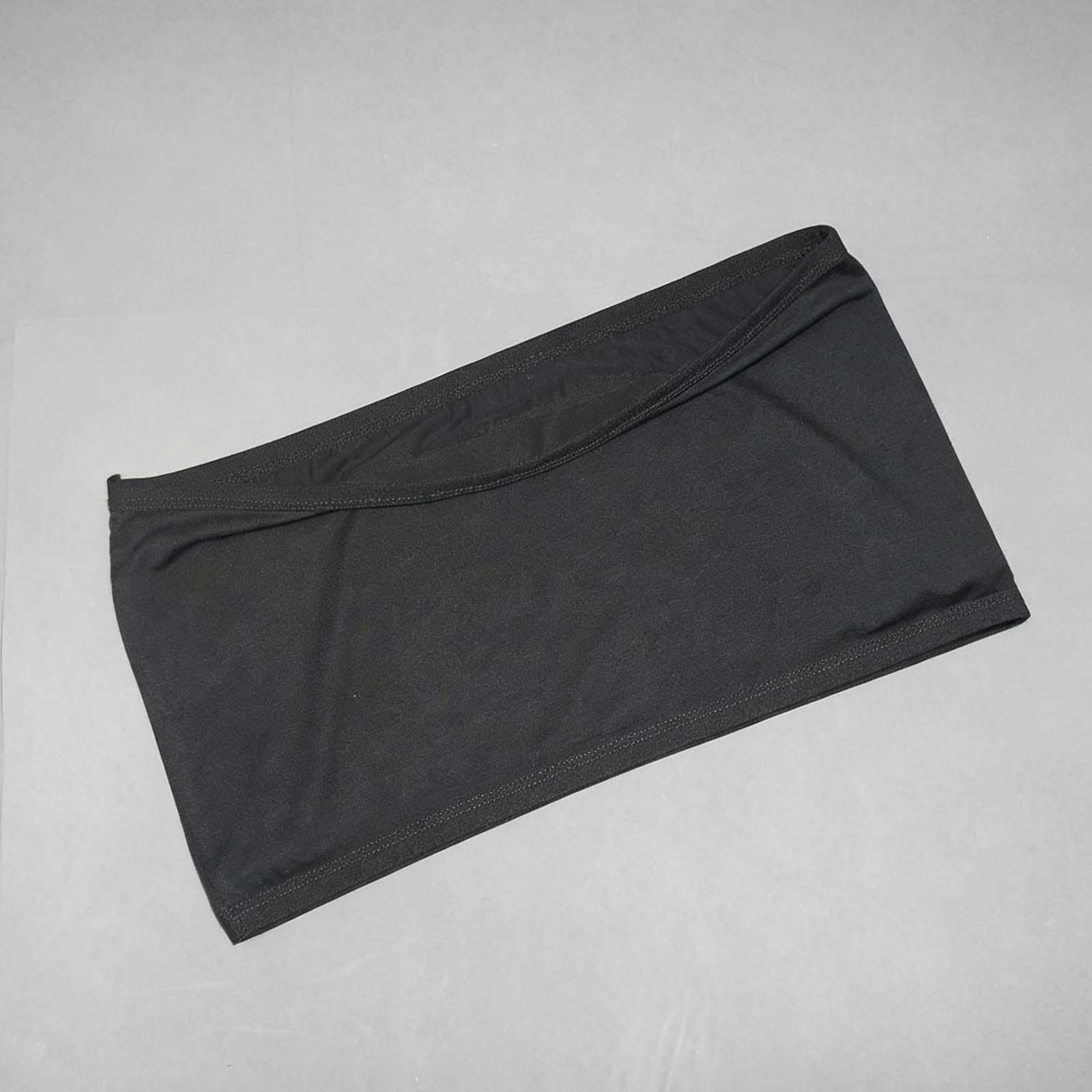 Women Strapless Modal Cotton Bandeau Bra Anti Slip No Pad Plus Size Summer Crop