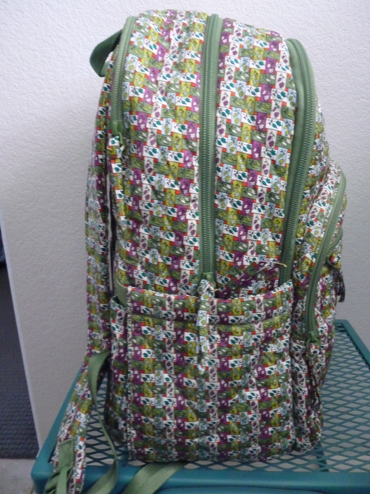 Vera Bradley Women’s Large Bancroft Backpack Ribbon Plaid NWOT