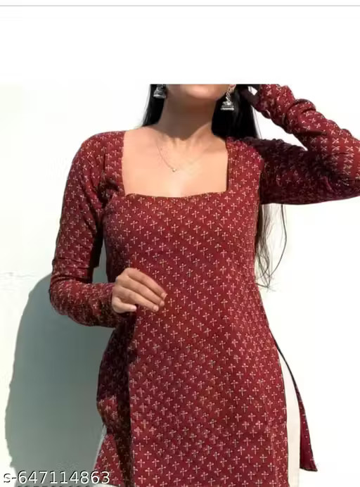 Daily wear kurti/casual/Women’s Latest Floral Printed short Kurti new collection