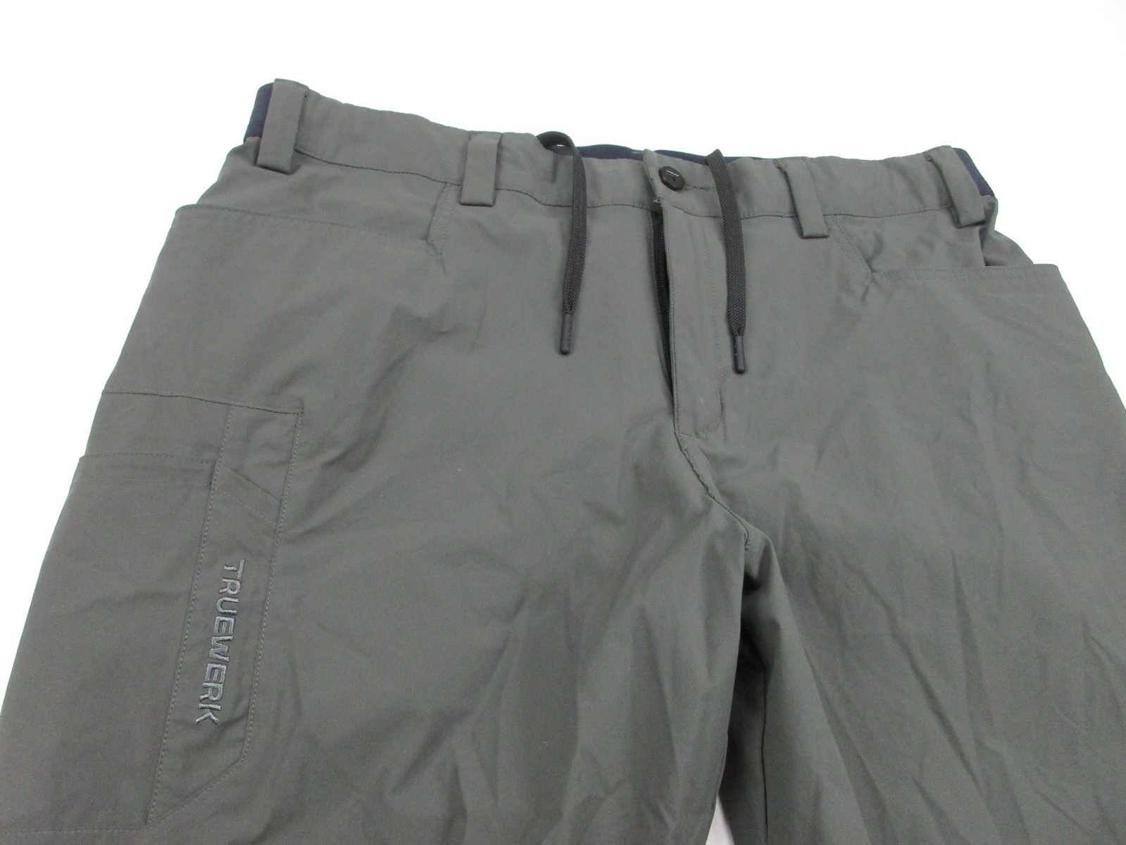 Mens XL Truewerk Pants Cloud polyester gray lightweight