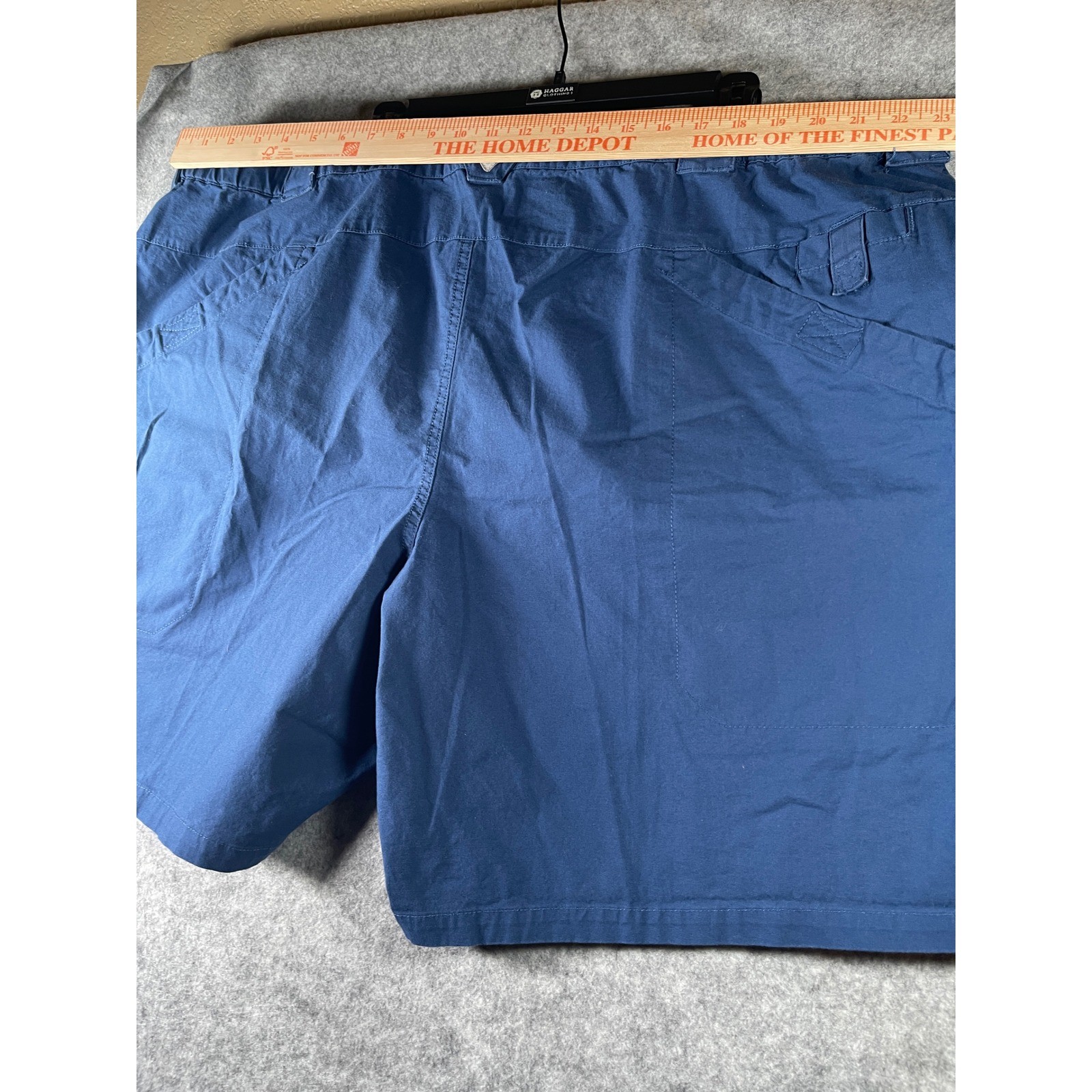 Columbia PFG Mens 4X Blue Performance Fishing Gear Cargo Shorts Navy 8 Inch In