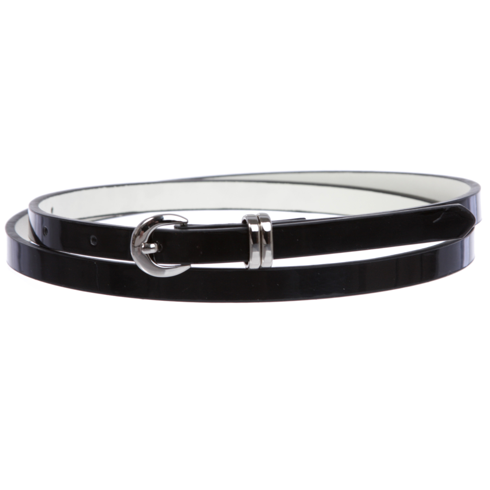 1/2″ inch Patent Leather Skinny Belt