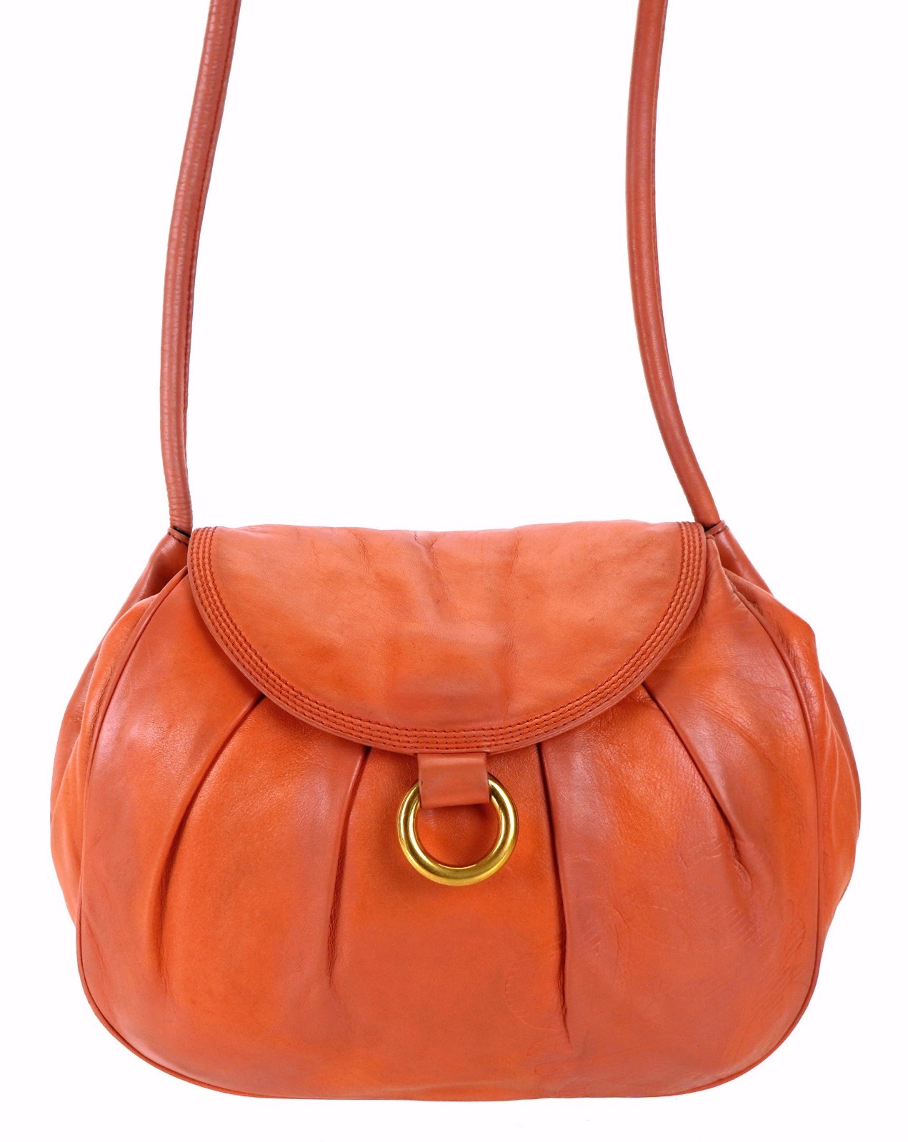 Vintage LOEWE Anagram Leather Shoulder Crossbody Messenger Satchel Bag Spain