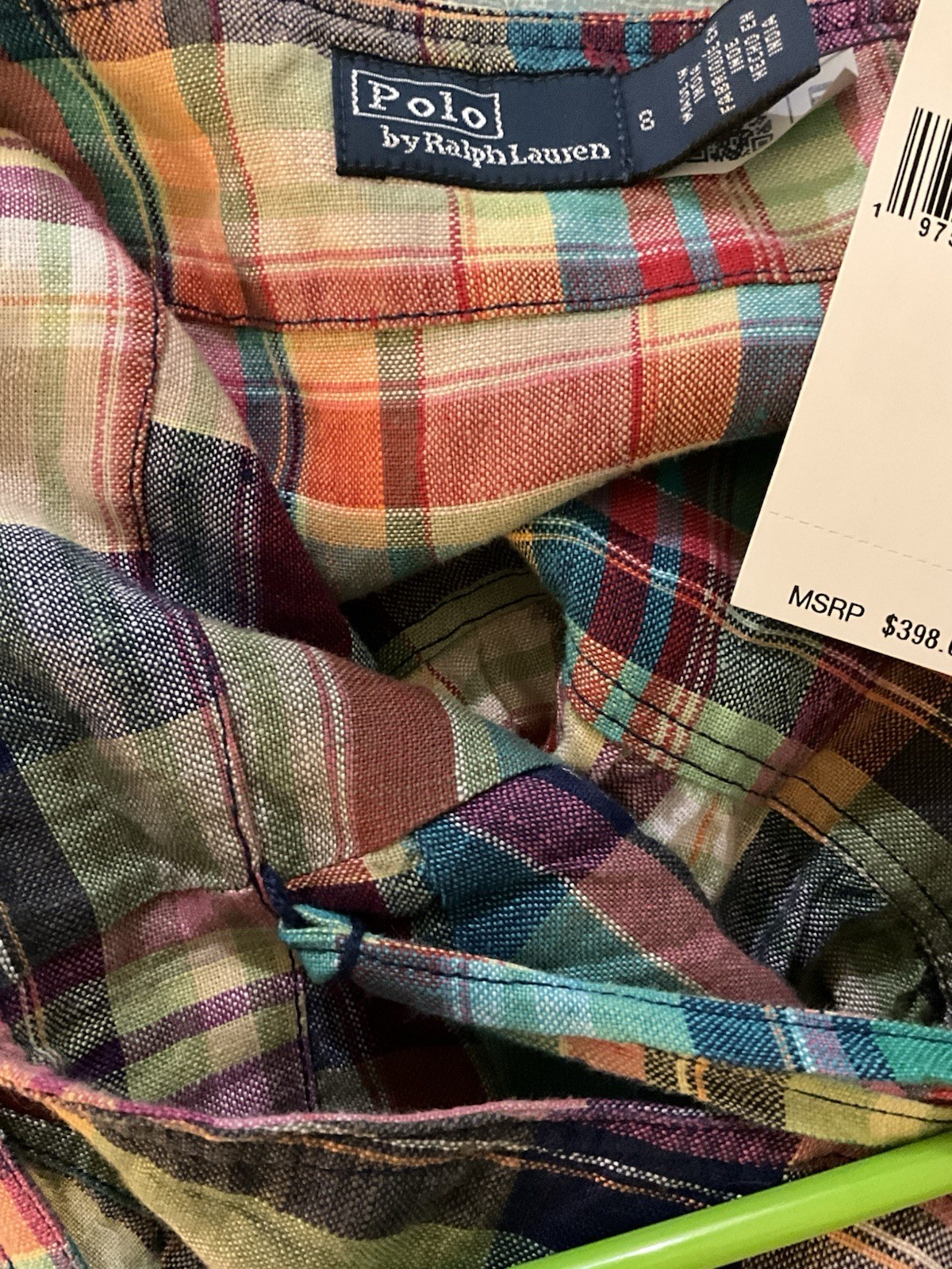 Polo Ralph Lauren Plaid Linen Sundress