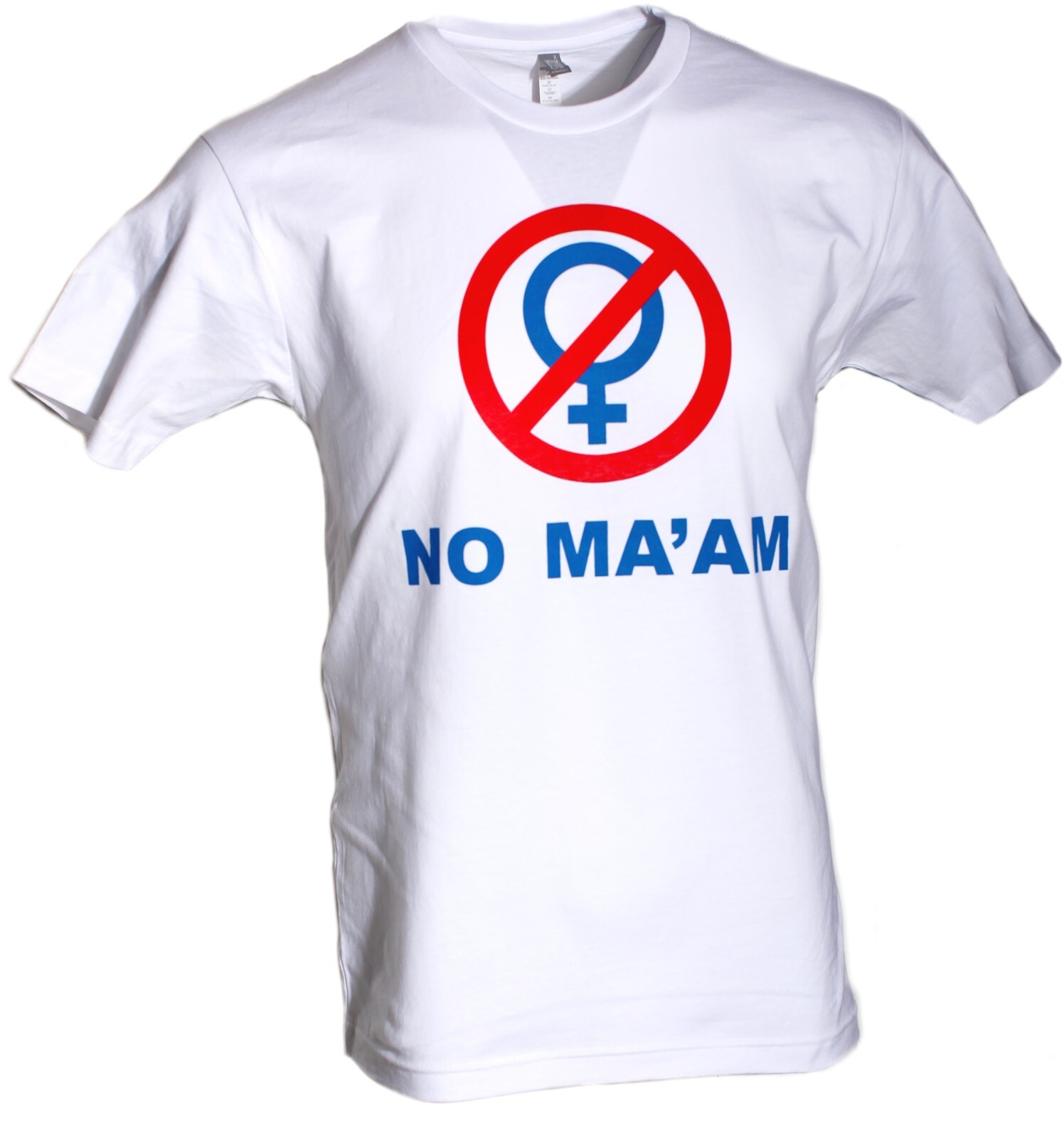 No Ma’am T-shirt Retro Tv Show Maam Unisex Adult White S-3x