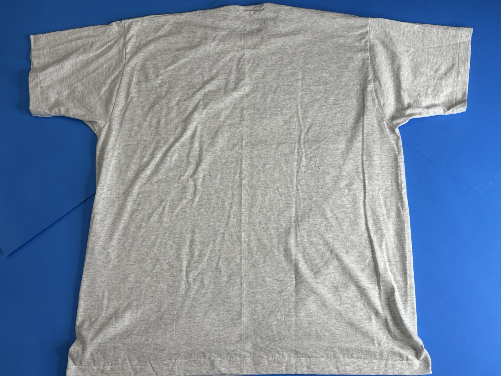 Vtg 1980s 1990s Fruit Of The Loom Best Made In USA Blank Grey T-Shirt 2XL NEW