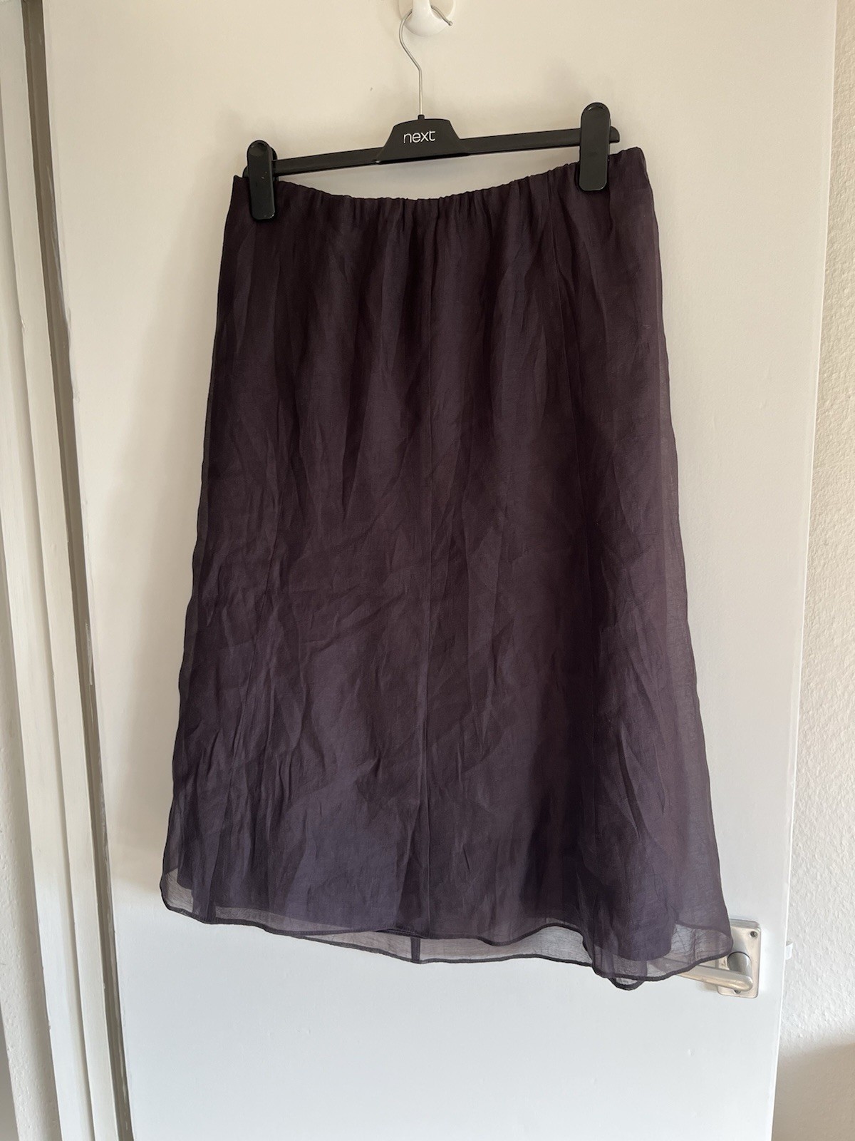 Jacques Vert Skirt UK 16 Fully Lined Floral Embroidered Midi Elegant Zip Closure