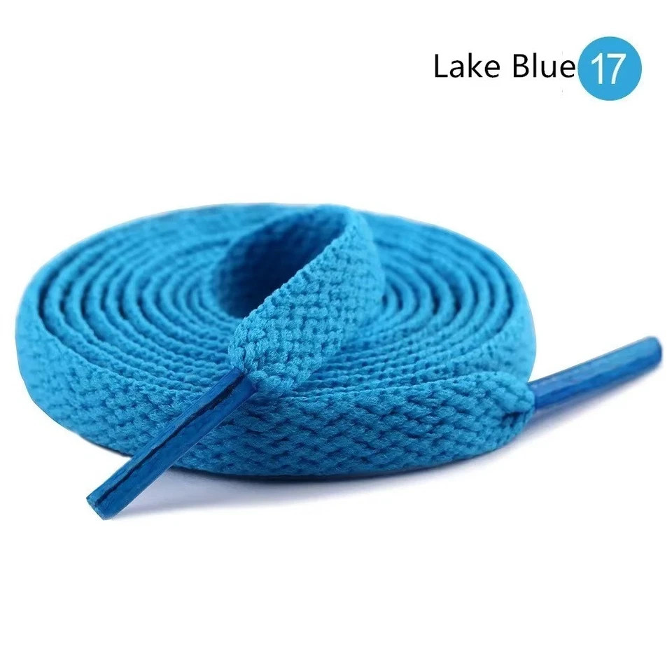 1 Pair Flat Shoelaces Replacement Shoe Laces for Sneakers Casual Sports Shoes