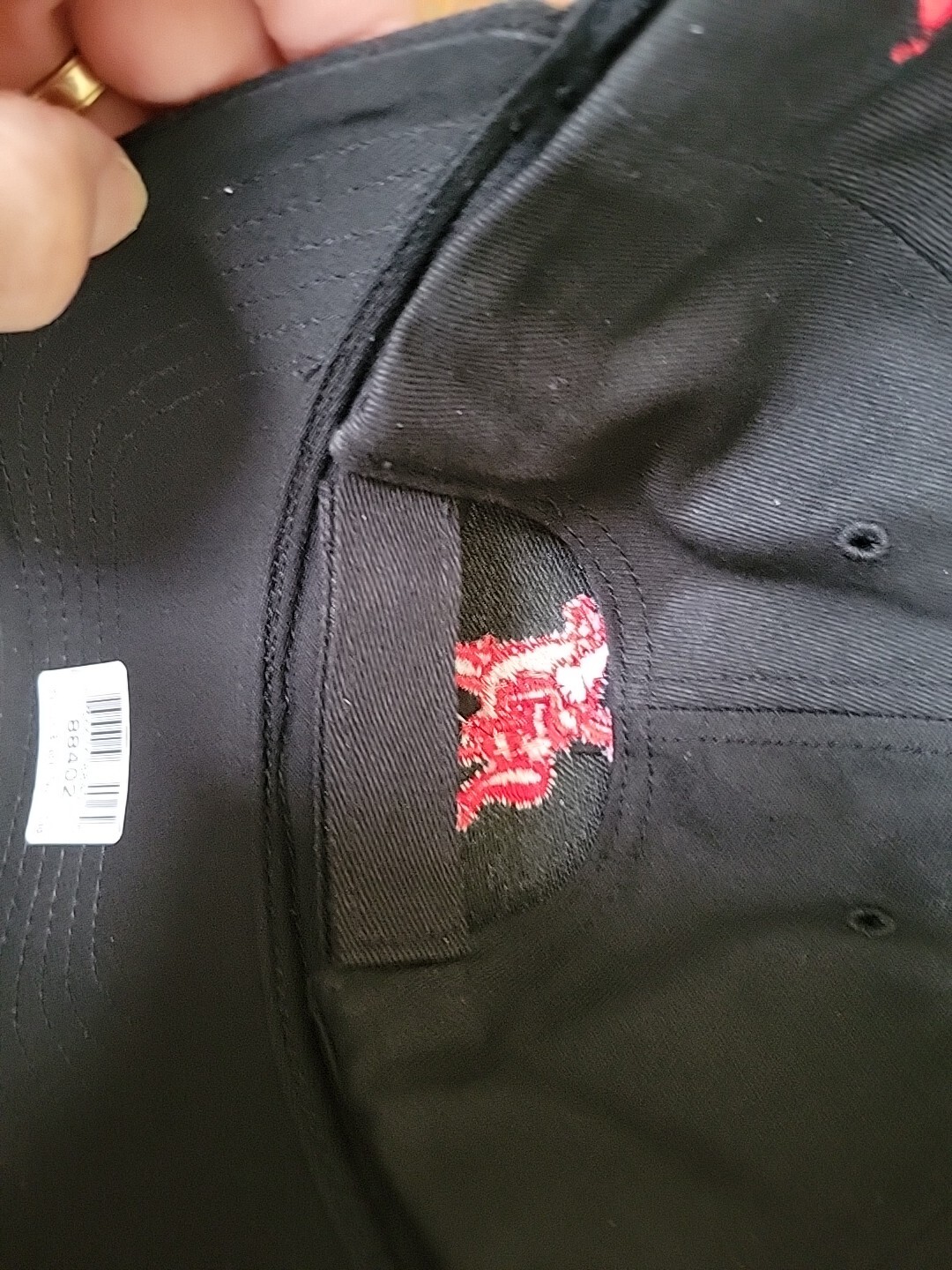 Marlin Firearms 100% Cotton Black Twill Strapback Cap Hat Embroidered