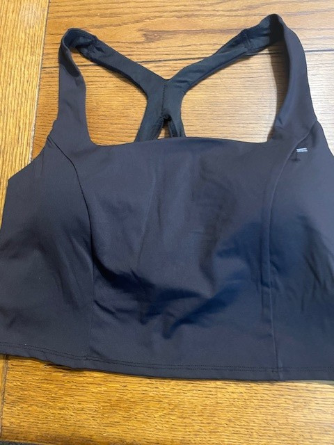 Avia Sports Bra Women’s XL Black Racerback AVX41 Padded Pullover Athletic New