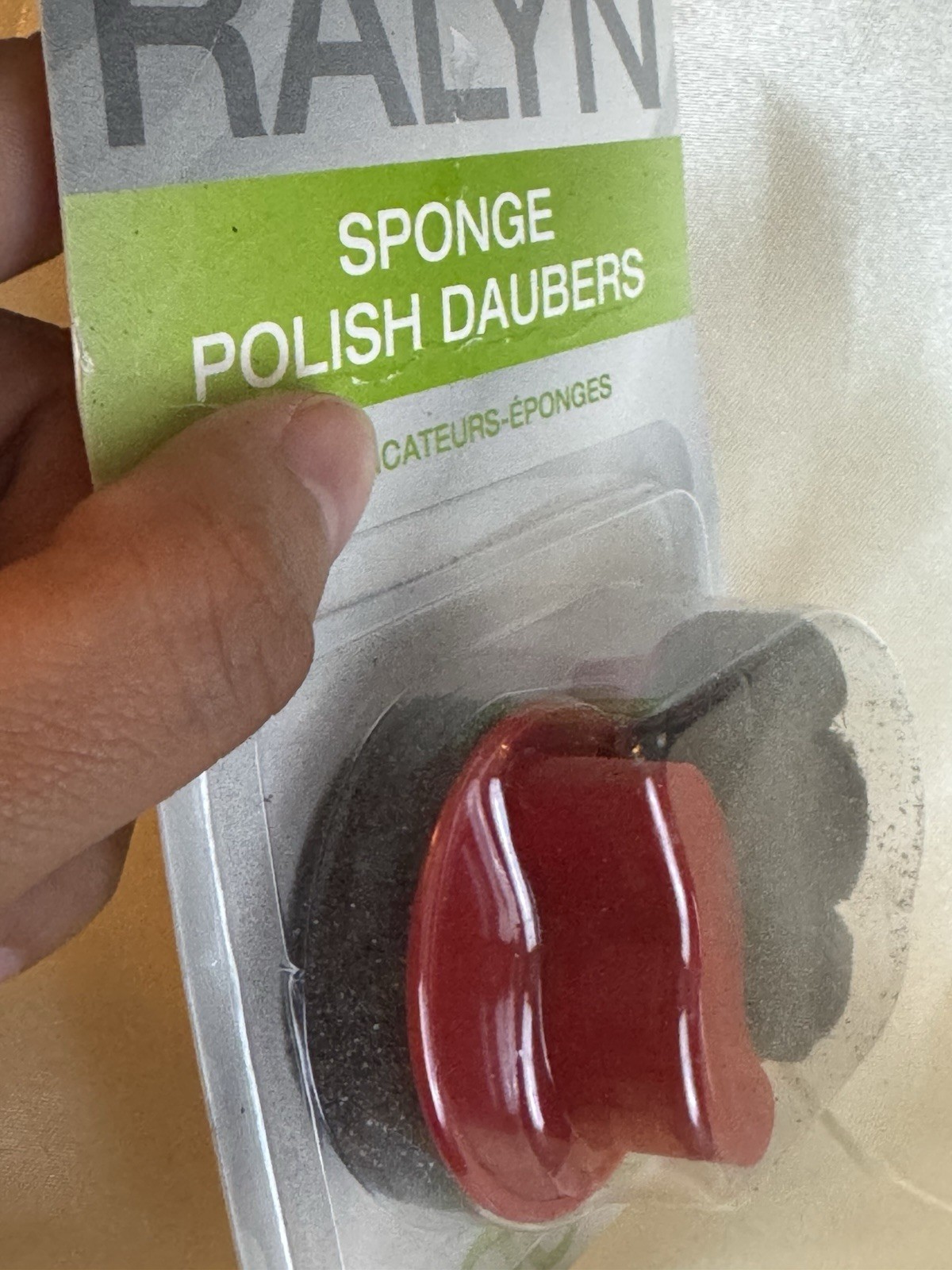 Ralyn Sponge Polish Daubers Shoe Care Applicators 2 Pack MPN 11509